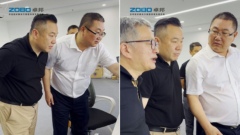 ZOBO卓邦张新峰与协会领导走访中建电子信息技术有限公司，共商发展大计